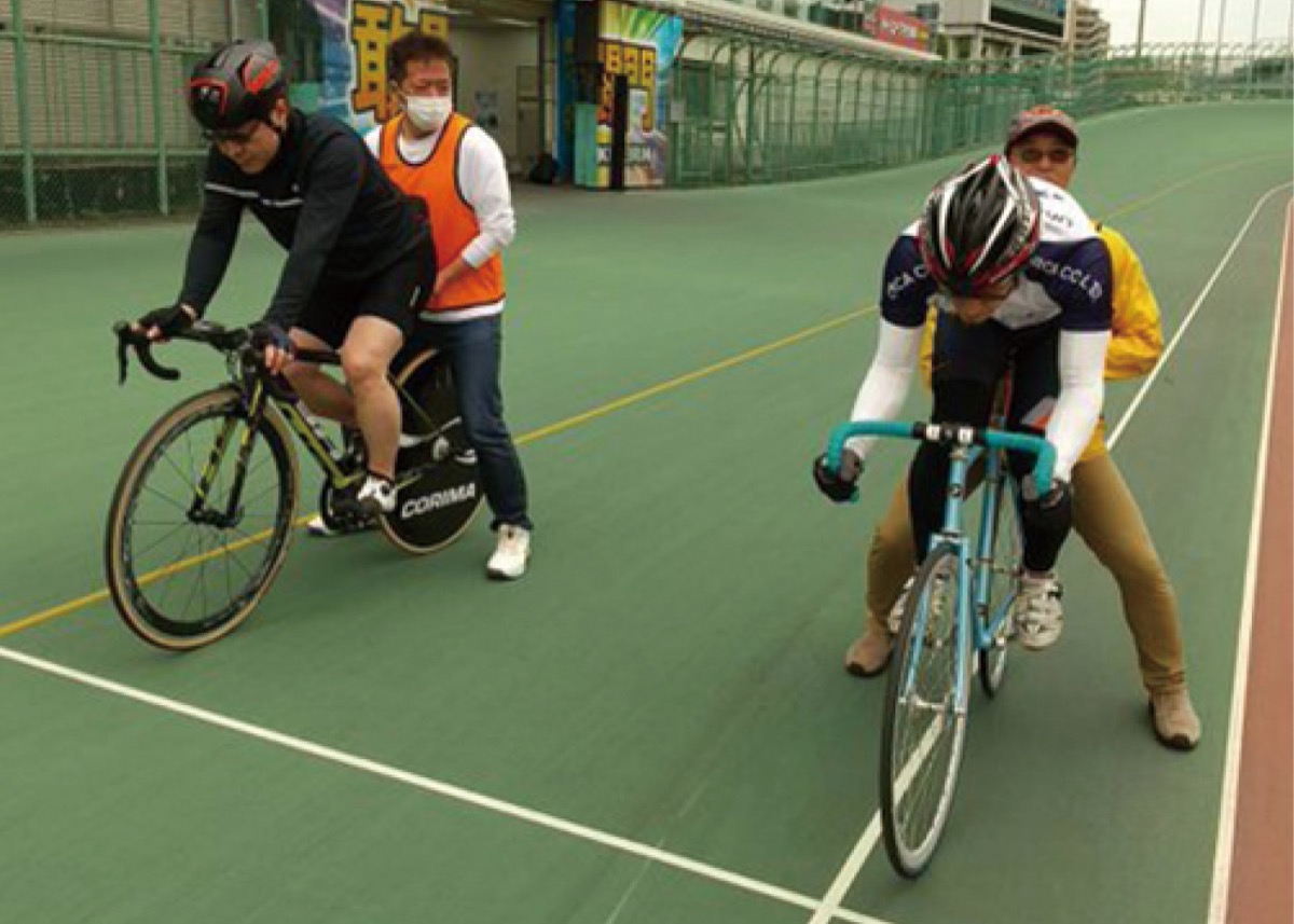 競技用自転車教室
